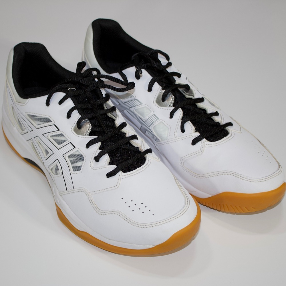 ASICS Gel-Renma Pickleball Shoes Men 12 White Black 1071A068 Court Sneakers